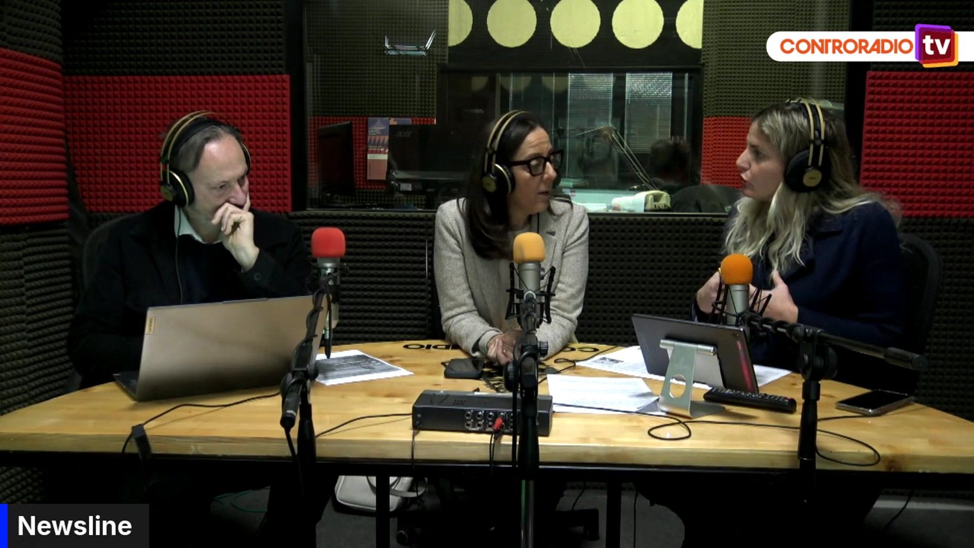 La sindaca di Firenze Sara Funaro a Controradio