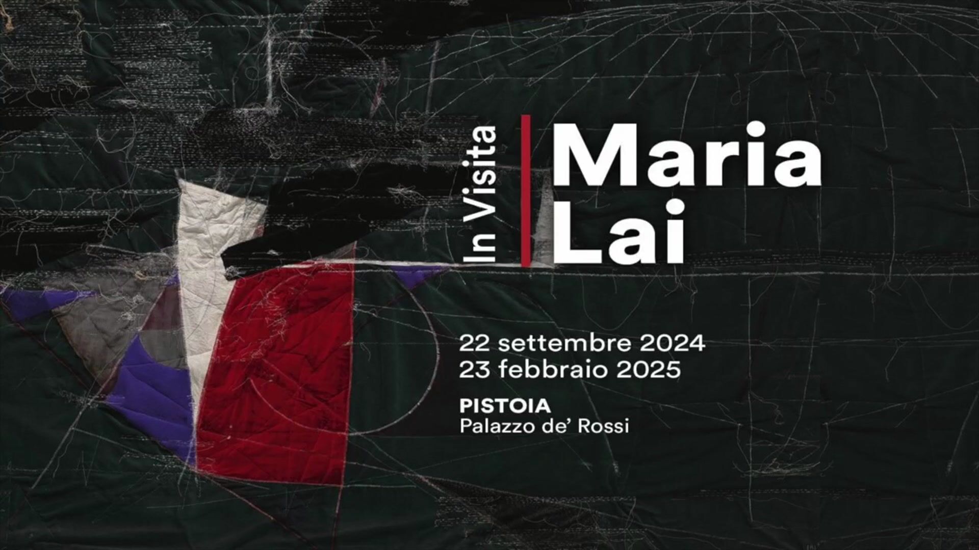 Maria Lai - in visita, Pistoia Palazzo de\'Rossi