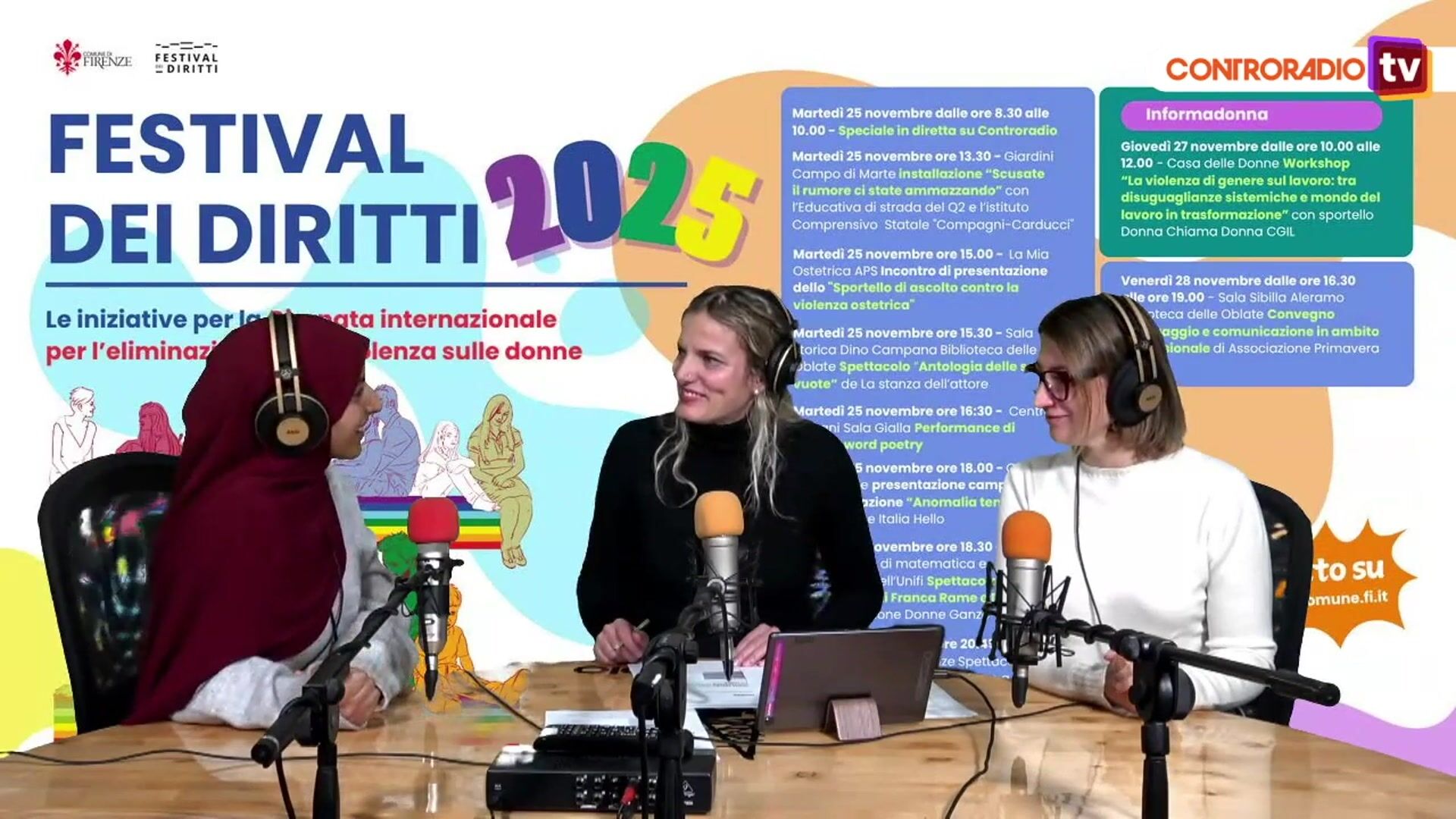 Controradio per il 25 novembre